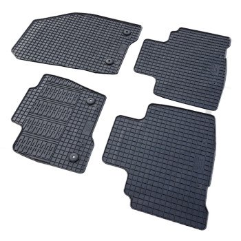 Cik - ΠΑΤΑΚΙΑ ΑΥΤΟΚΙΝΗΤΟΥ ΑΠΟ ΛΑΣΤΙΧΟ ΓΙΑ FORD EDGE 2016-2021 ΣΕ ΜΑΥΡΟ ΧΡΩΜΑ ΜΕ ΚΟΥΜΠΩΜΑΤΑ - 4 ΤΕΜ. (RM.FO.0028/CK)