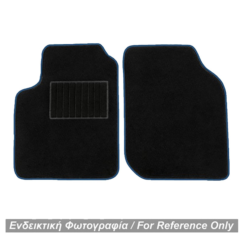 ΠΑΤΑΚΙΑ ΜΟΚΕΤΑ ΓΙΑ MERCEDES SMART 451 2007-2014 ΜΑΥΡΟ ΜΕ ΜΠΛΕ ΡΕΛΙ RACE AXION - 2 ΤΕΜ.