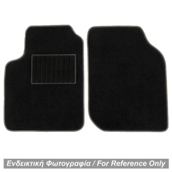 ΠΑΤΑΚΙΑ ΜΟΚΕΤΑ ΓΙΑ MERCEDES SMART ROADSTER 452 1998-2006 ΜΑΥΡΟ ΜΕ ΓΚΡΙ ΡΕΛΙ RACE AXION - 2 ΤΕΜ.