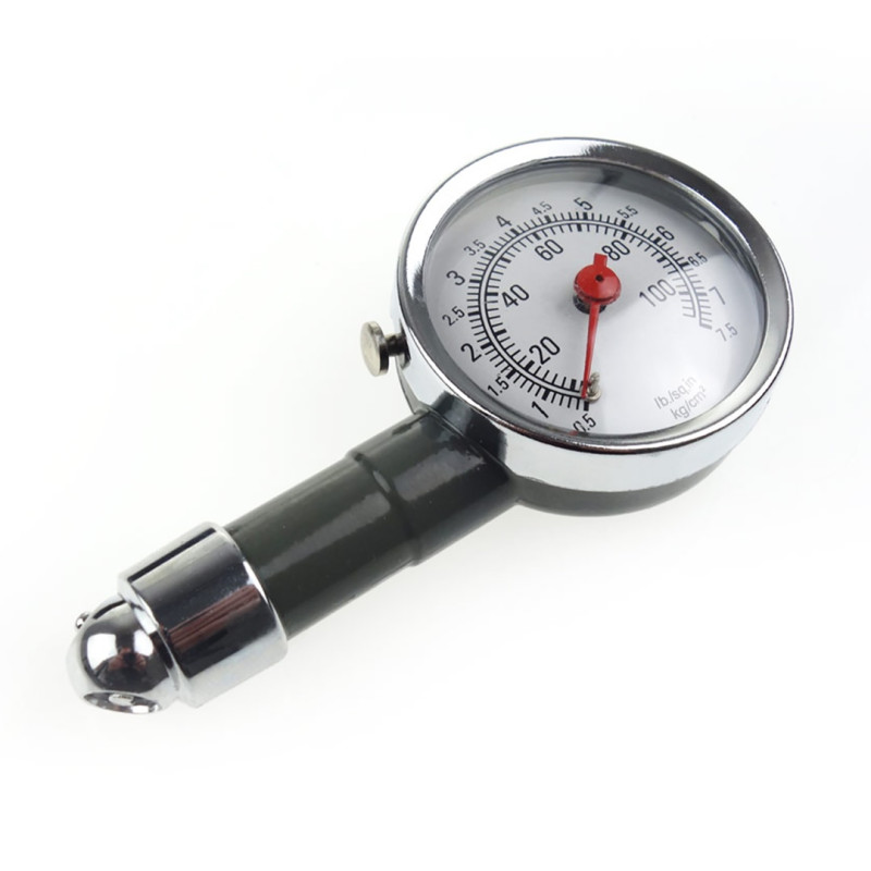 Amio - Μετρητής Πίεσης Ελαστικών με Μανόμετρο 0.5-7.5bar - Ακριβής Έλεγχος & Ασφαλής Οδήγηση - 1 Τεμ. (01707/AM)