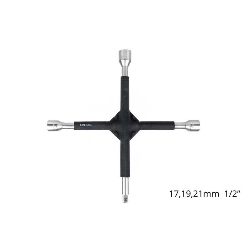 Amio - ΣΤΑΥΡΟΣ ΓΙΑ ΜΠΟΥΛΟΝΙΑ ΜΕ ΠΡΟΣΤΑΤΕΥΤΙΚΟ ΛΑΣΤΙΧΟ 17-19-21-1/2 – 1 ΤΕΜ. (02402/AM)