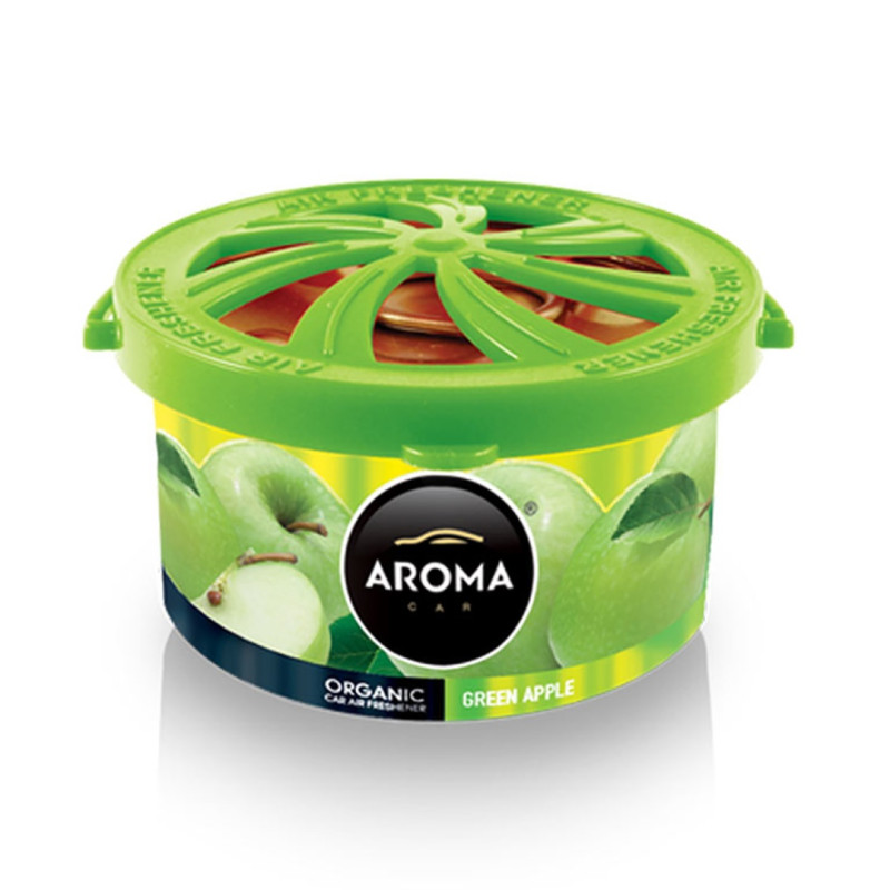 Amio - ΑΡΩΜΑΤΙΚΟ ΣΕ ΚΟΝΣΕΡΒΑ AROMA ORGANIC - ΠΡΑΣΙΝΟ ΜΗΛΟ (GREEN APPLE) 40gr - 1 ΤΕΜ. (A92101/AM)