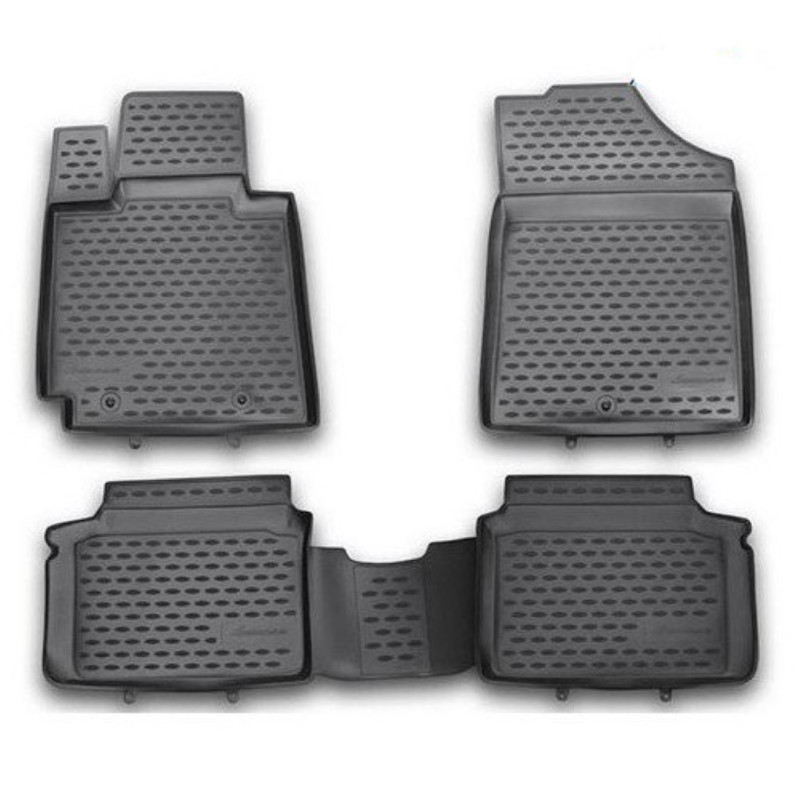 ΠΑΤΑΚΙΑ ΣΕ ΣΚΑΦΗ TPE ΛΑΣΤΙΧΟ ΓΙΑ AUDI A6 C8 / ALLROAD WAGON 2018+  ΣΕ ΜΑΥΡΟ ΧΡΩΜΑ NOVLINE - 4 ΤΕΜ.