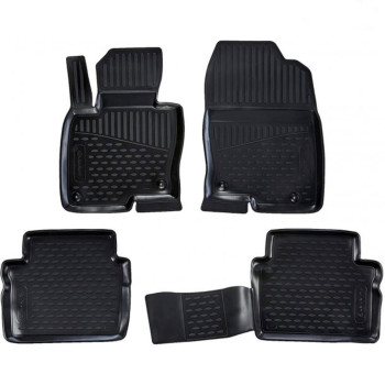 ΠΑΤΑΚΙΑ ΣΕ ΣΚΑΦΗ TPE ΛΑΣΤΙΧΟ ΓΙΑ MAZDA CX-5 2017+  ΣΕ ΜΑΥΡΟ ΧΡΩΜΑ NOVLINE - 4 ΤΕΜ.