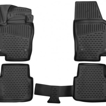 ΠΑΤΑΚΙΑ ΣΕ ΣΚΑΦΗ TPE ΛΑΣΤΙΧΟ ΓΙΑ SKODA SCALA HTB 5D 2019+  ΣΕ ΜΑΥΡΟ ΧΡΩΜΑ NOVLINE - 4 ΤΕΜ.