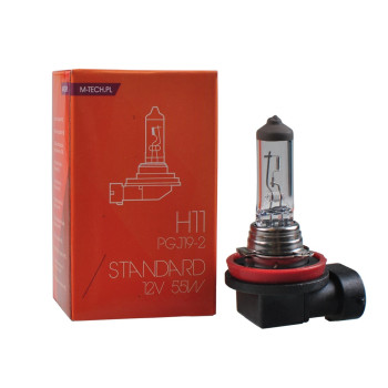 H11 12V 55W PGJ19-2 POWERTEC STANDARD ΑΛΟΓΟΝΟΥ ΚΟΥΤΙ  M-TECH - 1ΤΕΜ.
