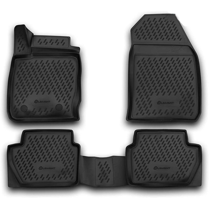 ΠΑΤΑΚΙΑ ΣΕ ΣΚΑΦΗ TPE ΛΑΣΤΙΧΟ ΓΙΑ FORD ECOSPORT 03/2014+  ΣΕ ΜΑΥΡΟ ΧΡΩΜΑ NOVLINE - 4 ΤΕΜ.