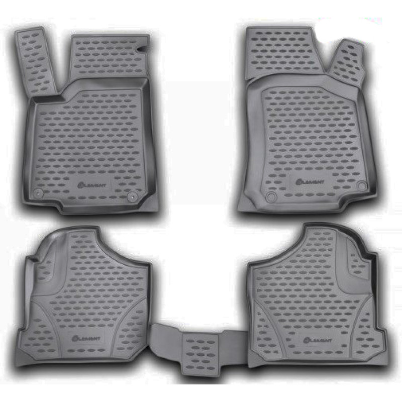 ΠΑΤΑΚΙΑ ΣΕ ΣΚΑΦΗ TPE ΛΑΣΤΙΧΟ ΓΙΑ VW GOLF 4 1998-2001 / VW BORA 1998-2005  ΣΕ ΜΑΥΡΟ ΧΡΩΜΑ NOVLINE - 4 ΤΕΜ.