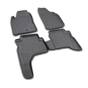 ΠΑΤΑΚΙΑ ΣΕ ΣΚΑΦΗ TPE ΛΑΣΤΙΧΟ ΓΙΑ MITSUBISHI PAJERO SPORT 1997-2008  ΣΕ ΜΑΥΡΟ ΧΡΩΜΑ NOVLINE - 4 ΤΕΜ.