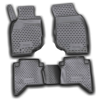 ΠΑΤΑΚΙΑ ΣΕ ΣΚΑΦΗ TPE ΛΑΣΤΙΧΟ ΓΙΑ TOYOTA HILUX 2008+  ΣΕ ΜΑΥΡΟ ΧΡΩΜΑ NOVLINE - 4 ΤΕΜ.