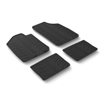 LAMPA - ΠΑΤΑΚΙΑ ΑΥΤΟΚΙΝΗΤΟΥ ΑΠΟ ΛΑΣΤΙΧΟ ΓΙΑ DACIA SPRING ΗΛΕΚΤΡΙΚΟ 04/2021+ ΣΕ ΜΑΥΡΟ ΧΡΩΜΑ ME ΚΟΥΜΠΩΜΑΤΑ - 4 ΤΕΜ.