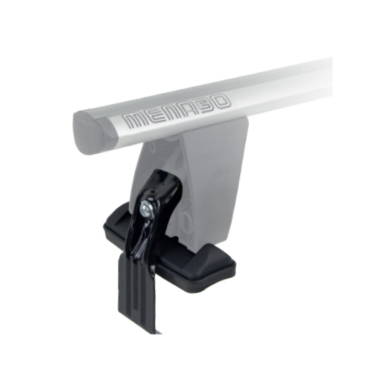 MENABO DLKIT12G KIT TYPE G ΑΚΡΑ (ΠΟΔΙΑ) ΓΙΑ ΜΠΑΡΕΣ ΟΡΟΦΗΣ DELTA / OMEGA BLACK / SILVER - 1 ΣΕΤ (9740/MB)