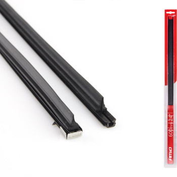 Amio - Λάστιχα Υαλοκαθαριστήρων Ανταλλακτικά 600mm 24 ιντσών για Καθαρισμό Παρμπρίζ Οχήματος - 2 τεμ. (01342/AM)