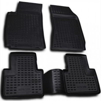 ΠΑΤΑΚΙΑ ΣΕ ΣΚΑΦΗ TPE ΛΑΣΤΙΧΟ ΓΙΑ LANDROVER DISCOVERY 3 10/2004-08/2009  ΣΕ ΜΑΥΡΟ ΧΡΩΜΑ NOVLINE - 4 ΤΕΜ.