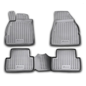 ΠΑΤΑΚΙΑ ΣΕ ΣΚΑΦΗ TPE ΛΑΣΤΙΧΟ ΓΙΑ RENAULT MEGANE II 10/2002-10/2008  ΣΕ ΜΑΥΡΟ ΧΡΩΜΑ NOVLINE - 4 ΤΕΜ.