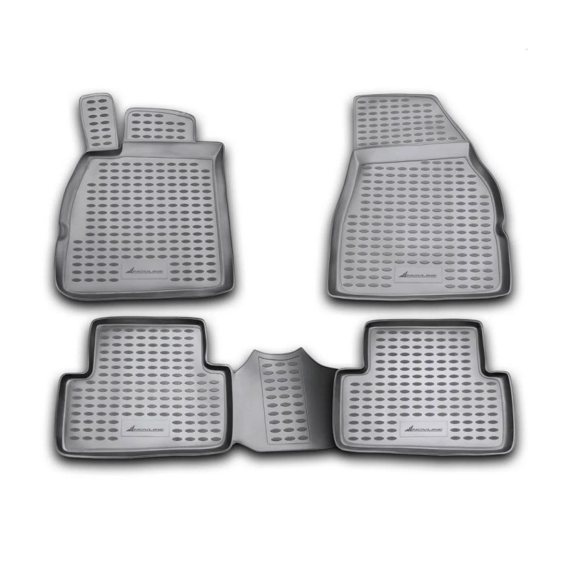 ΠΑΤΑΚΙΑ ΣΕ ΣΚΑΦΗ TPE ΛΑΣΤΙΧΟ ΓΙΑ RENAULT MEGANE II 10/2002-10/2008  ΣΕ ΜΑΥΡΟ ΧΡΩΜΑ NOVLINE - 4 ΤΕΜ.