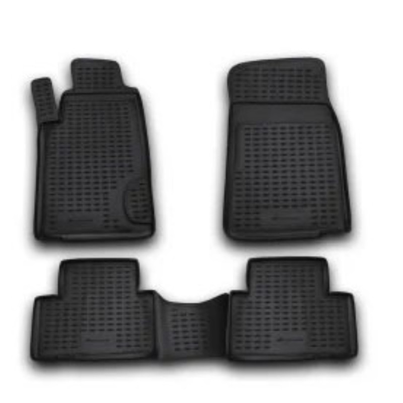 ΠΑΤΑΚΙΑ ΣΕ ΣΚΑΦΗ TPE ΛΑΣΤΙΧΟ ΓΙΑ SSANGYONG REXTON 2001-2006  ΣΕ ΜΑΥΡΟ ΧΡΩΜΑ NOVLINE - 4 ΤΕΜ.