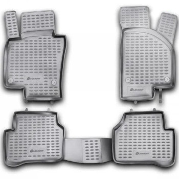 ΠΑΤΑΚΙΑ ΣΕ ΣΚΑΦΗ TPE ΛΑΣΤΙΧΟ ΓΙΑ VW TOUAREG 2010-2015 /2015-2018  ΣΕ ΜΑΥΡΟ ΧΡΩΜΑ NOVLINE - 4 ΤΕΜ.