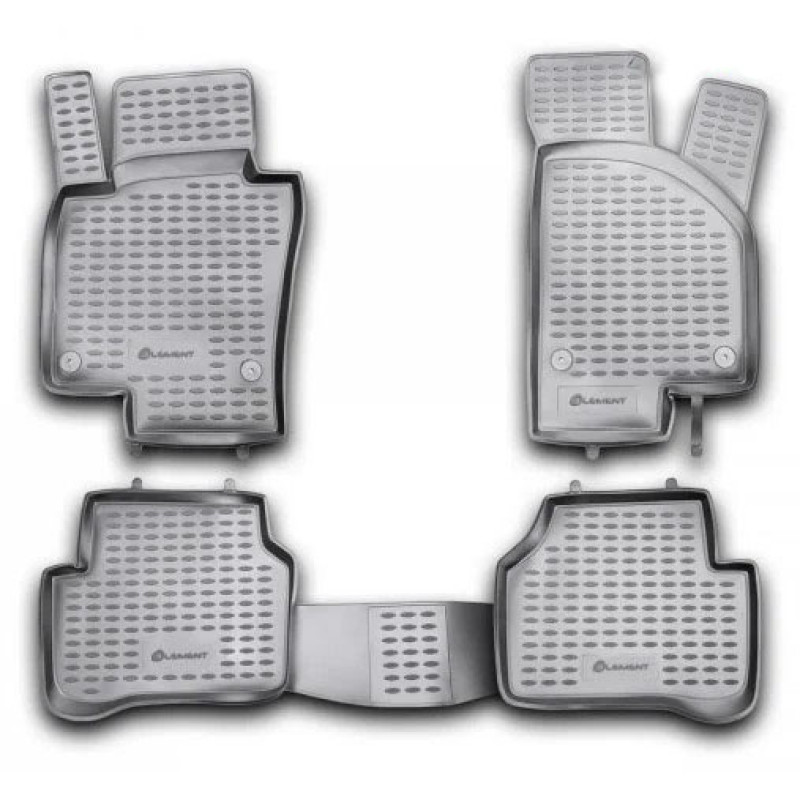 ΠΑΤΑΚΙΑ ΣΕ ΣΚΑΦΗ TPE ΛΑΣΤΙΧΟ ΓΙΑ VW TOUAREG 2010-2015 /2015-2018  ΣΕ ΜΑΥΡΟ ΧΡΩΜΑ NOVLINE - 4 ΤΕΜ.