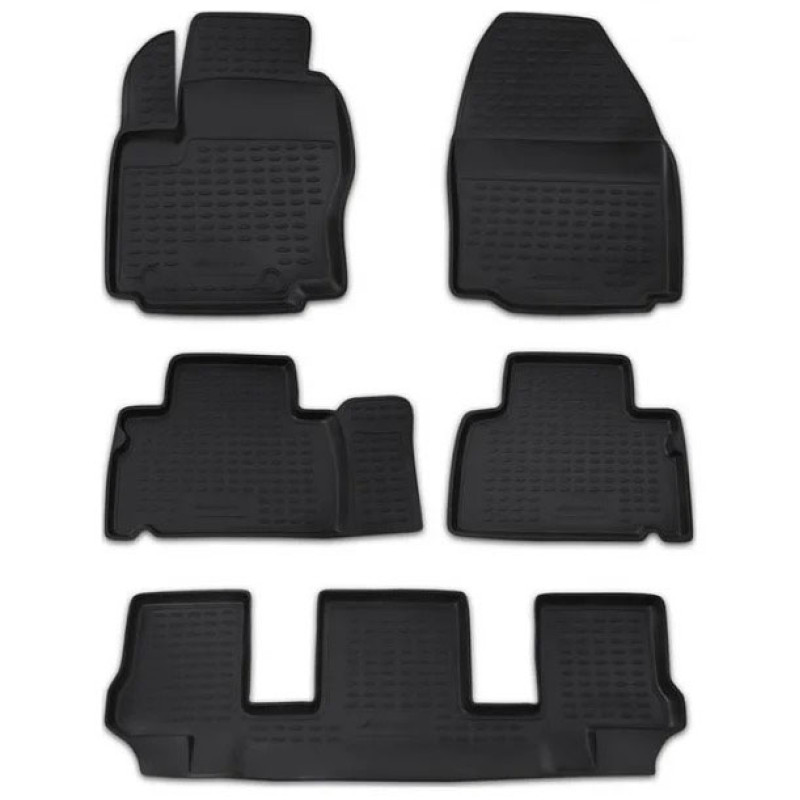 ΠΑΤΑΚΙΑ ΣΕ ΣΚΑΦΗ TPE ΛΑΣΤΙΧΟ ΓΙΑ FORD GALAXY 09/2006+  ΣΕ ΜΑΥΡΟ ΧΡΩΜΑ NOVLINE - 5 ΤΕΜ.