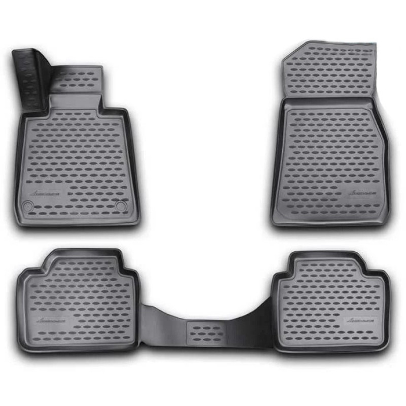 ΠΑΤΑΚΙΑ ΣΕ ΣΚΑΦΗ TPE ΛΑΣΤΙΧΟ ΓΙΑ BMW ΣΕΙΡΑ 3 F30 2012+  ΣΕ ΜΑΥΡΟ ΧΡΩΜΑ NOVLINE - 4 ΤΕΜ.