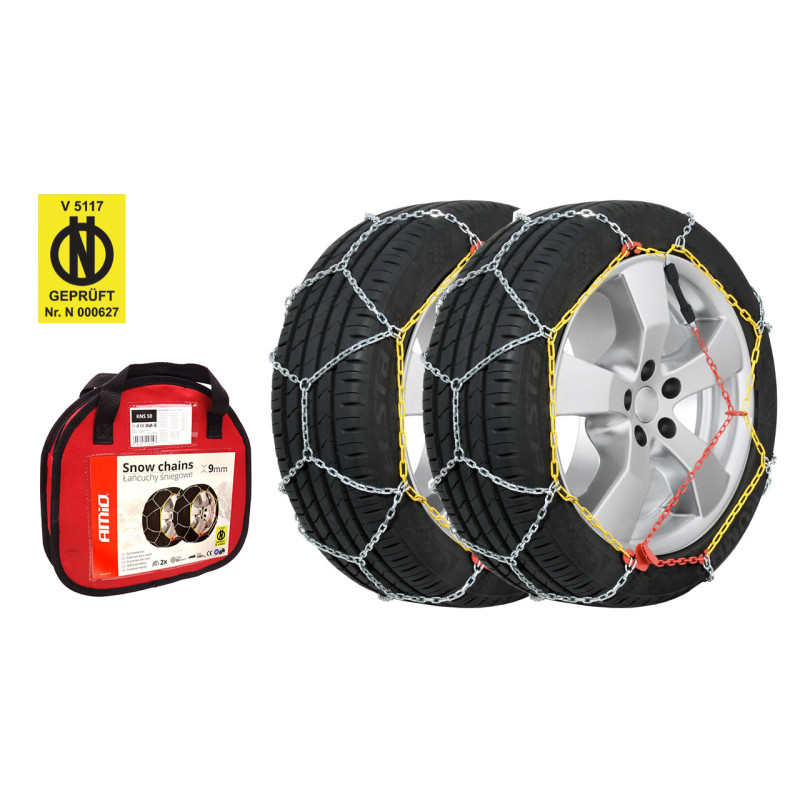 Amio - ΑΛΥΣΙΔΕΣ ΧΙΟΝΙΟΥ ΠΑΧΟΥΣ 9mm KNS-60 - 2 TEM. (02315/AM)