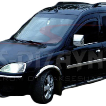 ΔΙΑΚΟΣΜΗΤΙΚΗ ΦΑΣΑ ΠΟΡΤΑΣ ΧΡΩΜΙΟ 4ΤΕΜ. ΓΙΑ OPEL COMBO C MINI VAN 2001-2011