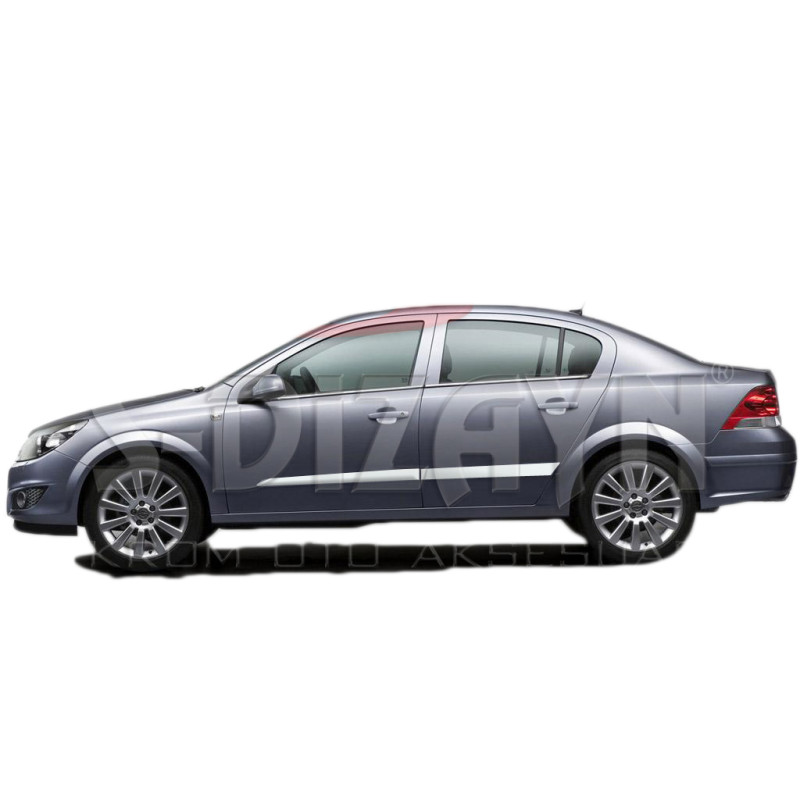 ΔΙΑΚΟΣΜΗΤΙΚΗ ΦΑΣΑ ΠΟΡΤΑΣ ΧΡΩΜΙΟ 4ΤΕΜ. ΓΙΑ OPEL ASTRA H SD 2008+