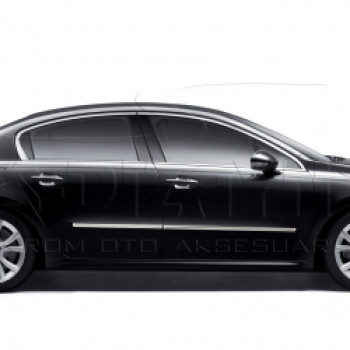 ΠΛΑΙΝΟ ΠΡΟΣΤΑΤΕΥΤΙΚΟ TRIM ΠΟΡΤΑΣ ΑΤΣΑΛΙ+ΠΛΑΣΤΙΚΟ ΧΡΩΜΙΟ 8ΤΕΜ ΓΙΑ PEUGEOT 508 SD/SW 2010+