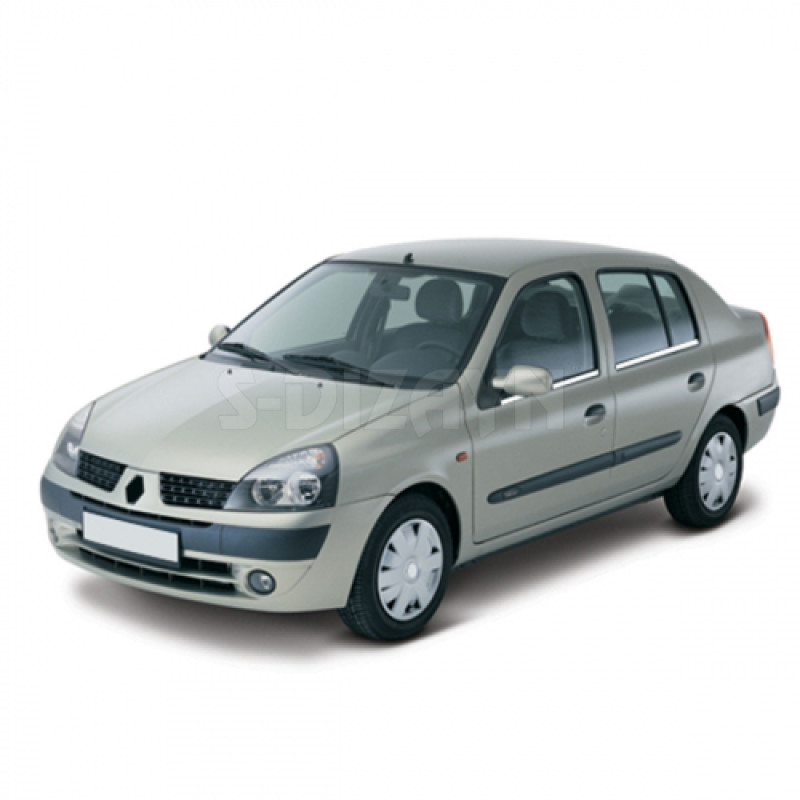 TRIM ΠΑΡΑΘΥΡΩΝ 4ΤΕΜ ΑΝΟΞ.ΑΤΣΑΛΙ ΧΡΩΜΙΟ ΓΙΑ RENAULT CLIO SYMBOL SEDAN 99-06