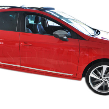 ΠΛΑΙΝΟ ΠΡΟΣΤΑΤΕΥΤΙΚΟ TRIM ΠΟΡΤΑΣ ΑΤΣΑΛΙ+ΠΛΑΣΤΙΚΟ ΧΡΩΜΙΟ ΓΙΑ SEAT LEON 5F 5D HB 2013+ 8ΤΕΜ