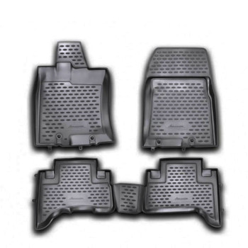 ΠΑΤΑΚΙΑ ΣΕ ΣΚΑΦΗ TPE ΛΑΣΤΙΧΟ ΓΙΑ TOYOTA FJ-CRUISER 2006+   ΣΕ ΜΑΥΡΟ ΧΡΩΜΑ NOVLINE - 4 ΤΕΜ.