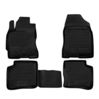 ΠΑΤΑΚΙΑ ΣΕ ΣΚΑΦΗ TPE ΛΑΣΤΙΧΟ ΓΙΑ TOYOTA PRIUS 2003-2009   ΣΕ ΜΑΥΡΟ ΧΡΩΜΑ NOVLINE - 4 ΤΕΜ.