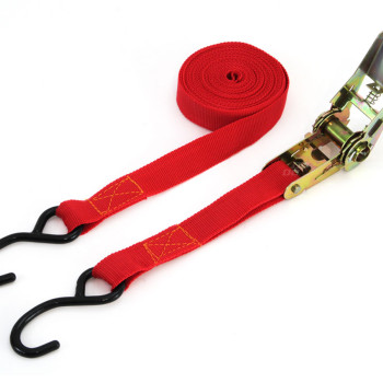 Amio - Ιμάντας Δεσίματος με Καστάνια και Γάντζους Αντοχής 350kg Μήκους 5m για Ασφαλή Στερέωση Φορτίου με Ισχυρό Κράτημα - 1 Τεμ. (01723/AM)