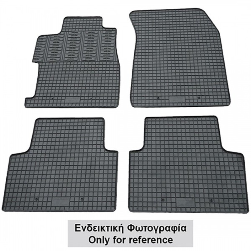 Cik - ΠΑΤΑΚΙΑ ΑΥΤΟΚΙΝΗΤΟΥ ΑΠΟ ΛΑΣΤΙΧΟ ΓΙΑ MG 4 2022+ ΣΕ ΜΑΥΡΟ ΧΡΩΜΑ ΜΕ ΚΟΥΜΠΩΜΑΤΑ - 4 ΤΕΜ. (RM.MG.0005/CK)