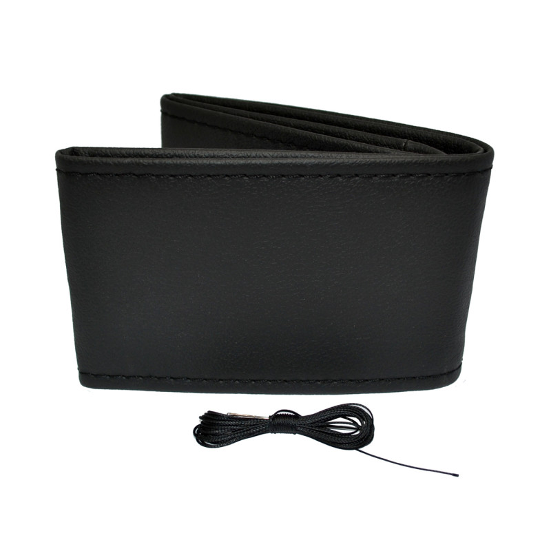 Amio - ΚΑΛΥΜΜΑ ΤΙΜΟΝΙΟΥ ΑΥΤΟΚΙΝΗΤΟΥ ΡΑΦΤΟ 38-39cm ΑΠΟ ΛΕΙΟ ΑΟΣΜΟ ΤΕΧΝΟΔΕΡΜΑ ΜΑΥΡΟ - 1 ΤΕΜ. (OTDK101/AM)