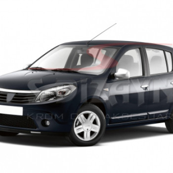 ΚΑΠΑΚΙΑ ΚΑΘΡΕΠΤΗ ΧΡΩΜΙΟΥ ΜΕΤΑΛΛΙΚΑ ΓΙΑ DACIA SANDERO 1 5D 2007-2014