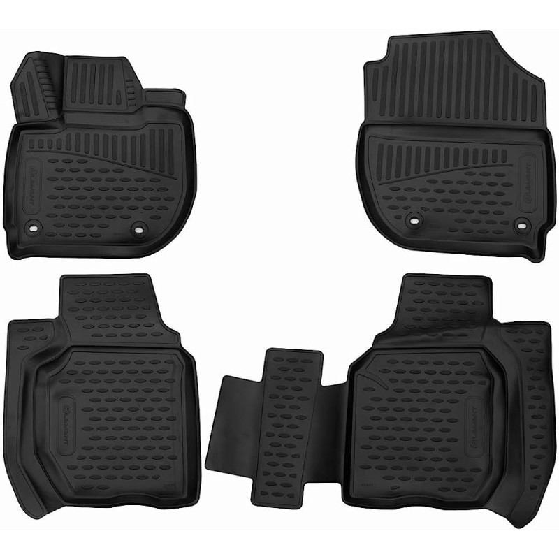 ΠΑΤΑΚΙΑ ΣΕ ΣΚΑΦΗ TPE ΛΑΣΤΙΧΟ ΓΙΑ HONDA JAZZ 5D 2014+   ΣΕ ΜΑΥΡΟ ΧΡΩΜΑ NOVLINE - 4 ΤΕΜ.