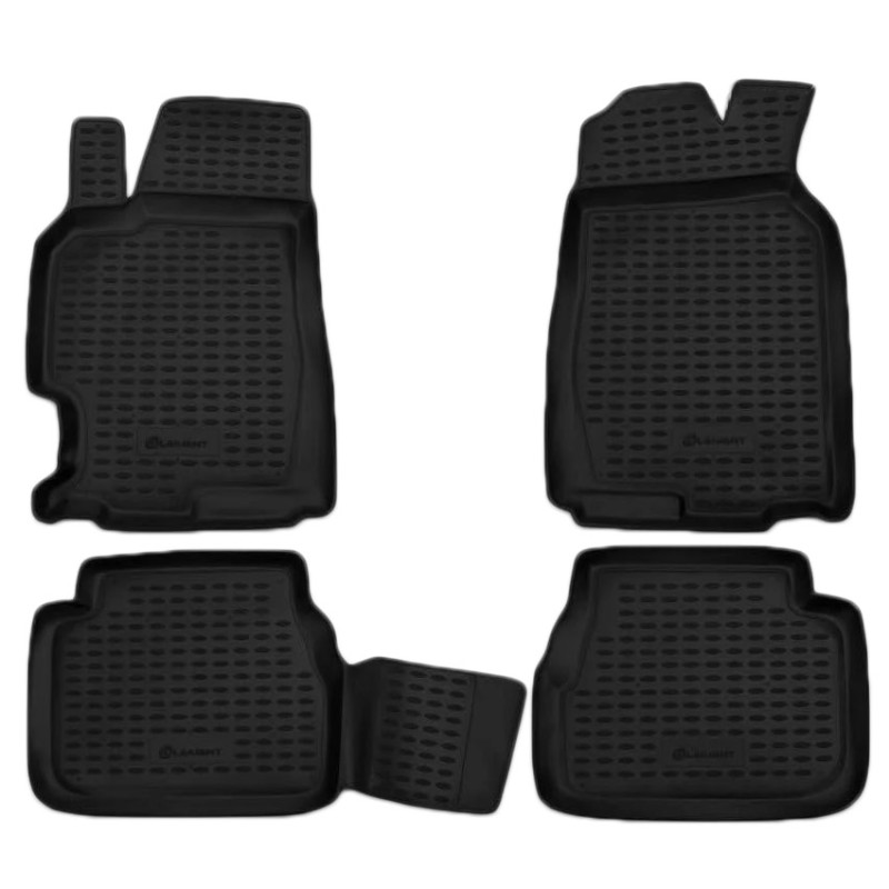 ΠΑΤΑΚΙΑ ΣΕ ΣΚΑΦΗ TPE ΛΑΣΤΙΧΟ ΓΙΑ MAZDA 6 4/5D 2002-2012  ΣΕ ΜΑΥΡΟ ΧΡΩΜΑ NOVLINE - 4 ΤΕΜ.