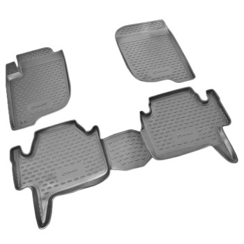 ΠΑΤΑΚΙΑ ΣΕ ΣΚΑΦΗ TPE ΛΑΣΤΙΧΟ ΓΙΑ MITSUBISHI PAJERO SPORT 5D 2008+  ΣΕ ΜΑΥΡΟ ΧΡΩΜΑ NOVLINE - 4 ΤΕΜ.