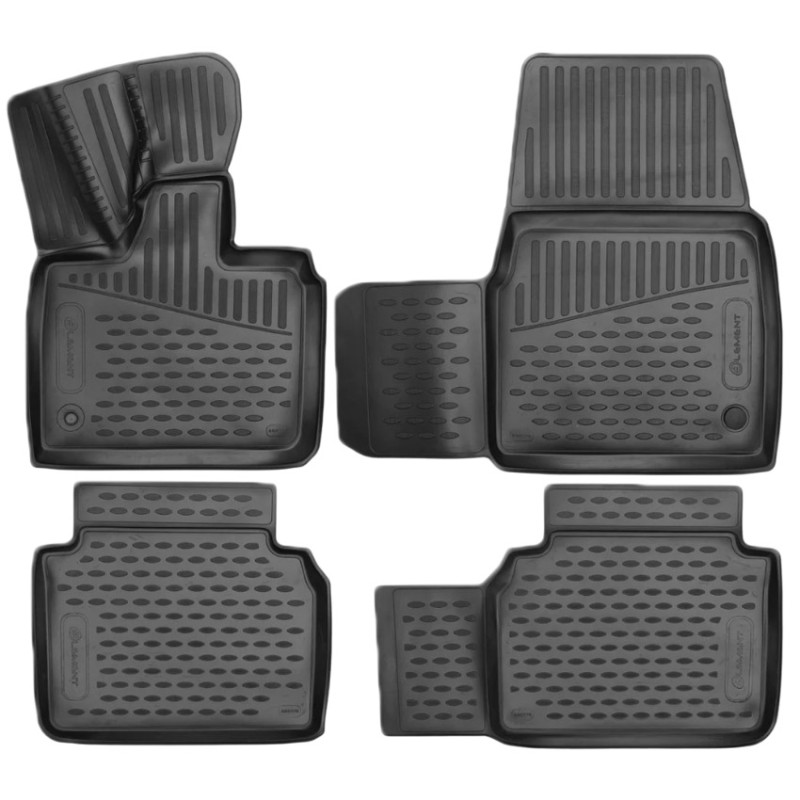 ΠΑΤΑΚΙΑ ΣΕ ΣΚΑΦΗ TPE ΛΑΣΤΙΧΟ ΓΙΑ BMW ΣΕΙΡΑ 3 GRAN TURISMO F34 5D LIFTBACK 2012-2018   ΣΕ ΜΑΥΡΟ ΧΡΩΜΑ NOVLINE - 4 ΤΕΜ.