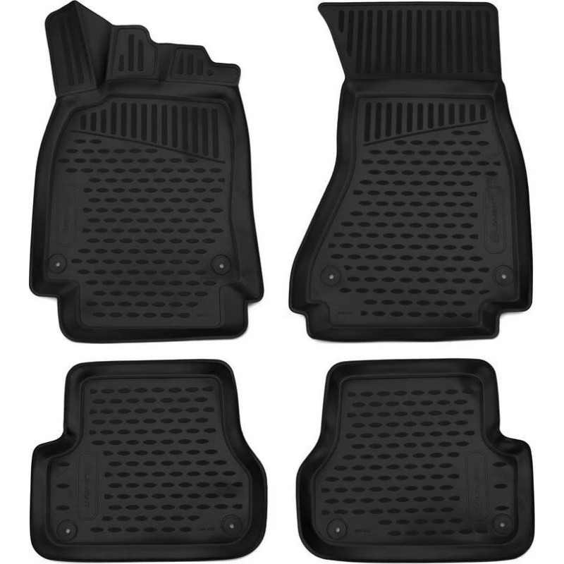 ΠΑΤΑΚΙΑ ΣΕ ΣΚΑΦΗ TPE ΛΑΣΤΙΧΟ ΓΙΑ SSANGYONG REXTON 5D 2017+  ΣΕ ΜΑΥΡΟ ΧΡΩΜΑ NOVLINE - 4 ΤΕΜ.