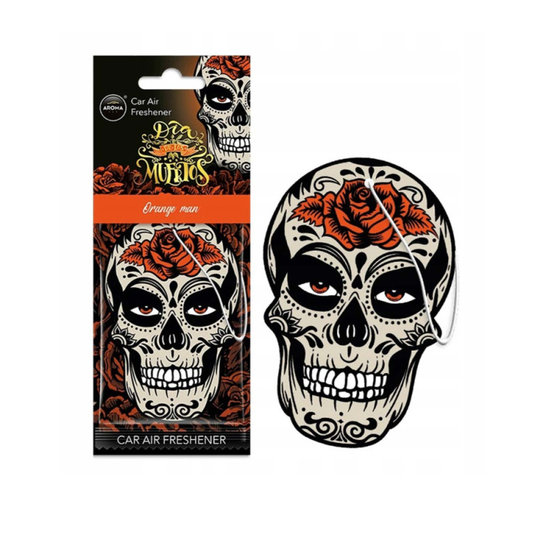 Amio - ΑΡΩΜΑΤΙΚΟ ΚΡΕΜΑΣΤΟ AROMA CAR MUERTOS ORANGE MAN ISLAND DRIFTWOOD - 1 TEM. (A10379/AM)