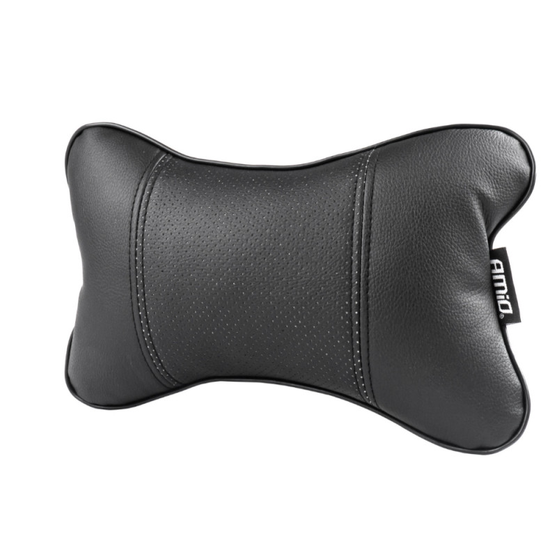 Amio - ΜΑΞΙΛΑΡΙ ΜΕΣΗΣ ΚΑΘΙΣΜΑΤΟΣ CSH-07 ΔΕΡΜΑΤΙΝΗ ΜΑΥΡΟ 17x24cm - 1 TEM. (03130/AM)