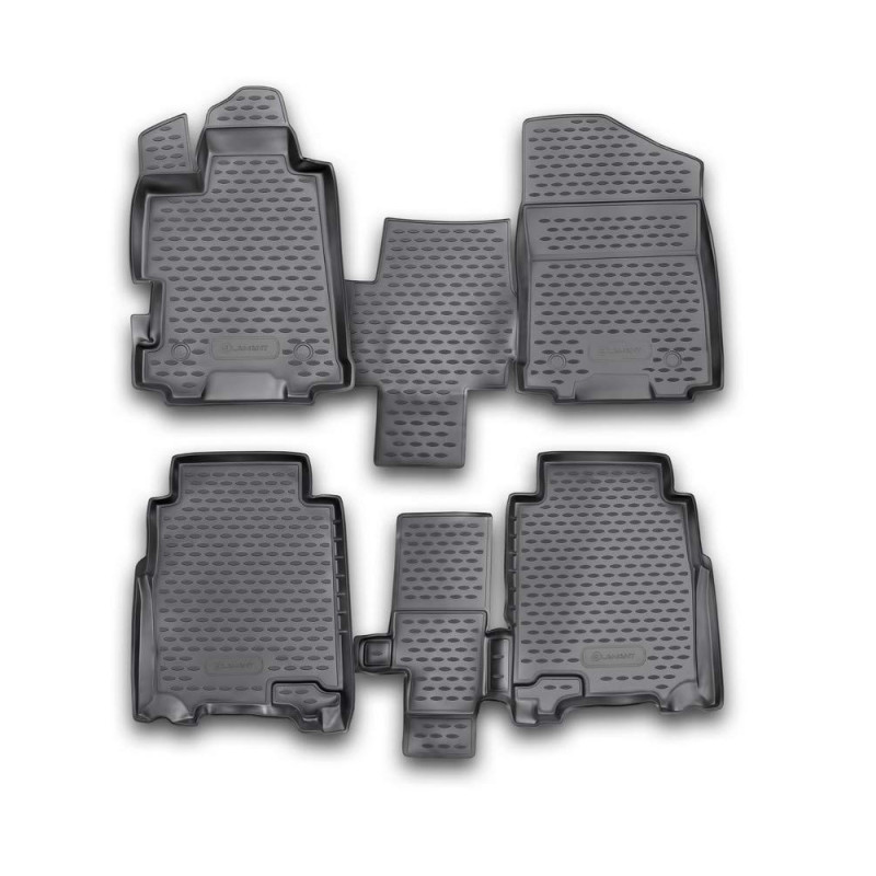 ΠΑΤΑΚΙΑ ΣΕ ΣΚΑΦΗ TPE ΛΑΣΤΙΧΟ ΓΙΑ HONDA FR-V 2004-2009  ΣΕ ΜΑΥΡΟ ΧΡΩΜΑ NOVLINE - 4 ΤΕΜ.