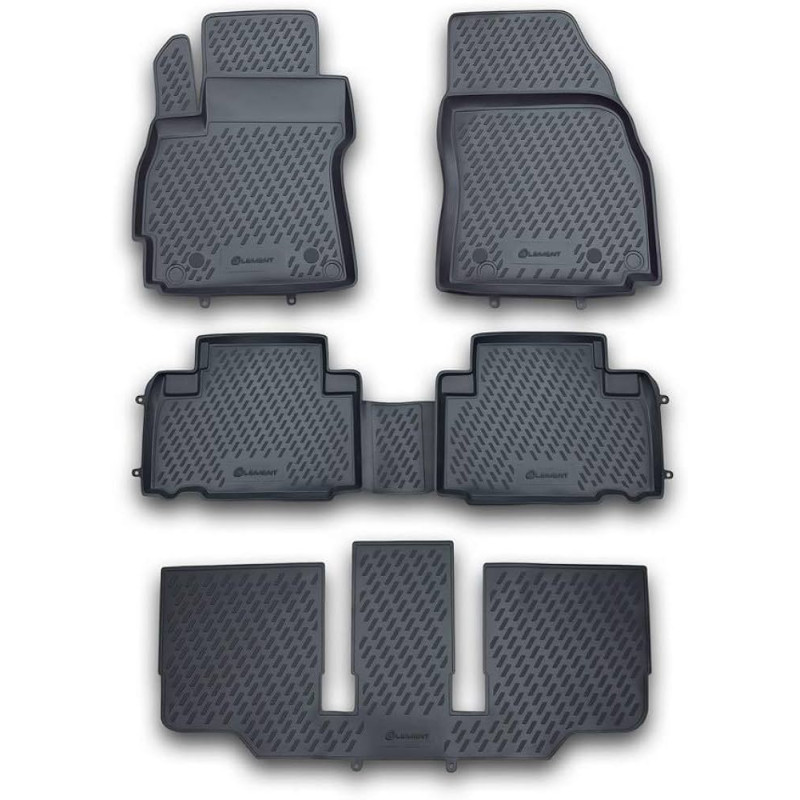 ΠΑΤΑΚΙΑ ΣΕ ΣΚΑΦΗ TPE ΛΑΣΤΙΧΟ ΓΙΑ MAZDA 5 12/2010-2015  ΣΕ ΜΑΥΡΟ ΧΡΩΜΑ NOVLINE - 4 ΤΕΜ.