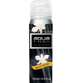 Aqua - ΑΡΩΜΑΤΙΚΟ ΑΥΤΟΚΙΝΗΤΟΥ ΣΕ ΣΠΡΕΙ (SPRAY) ΜΕ ΑΡΩΜΑ BLACK VANILLA FLOWERS SERIES 75ml AQUA - 1 TEM. (10-791/AQ)