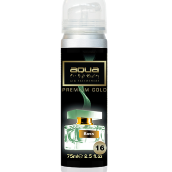 Aqua - ΑΡΩΜΑΤΙΚΟ ΑΥΤΟΚΙΝΗΤΟΥ ΣΕ ΣΠΡΕΙ (SPRAY) ΜΕ ΑΡΩΜΑ BOSS PREMIUM GOLD SERIES 75ml AQUA - 1 TEM. (10-891/AQ)