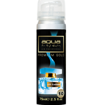 Aqua - ΑΡΩΜΑΤΙΚΟ ΑΥΤΟΚΙΝΗΤΟΥ ΣΕ ΣΠΡΕΙ (SPRAY) ΜΕ ΑΡΩΜΑ J.P CADIEER PREMIUM GOLD SERIES 75ml AQUA - 1 TEM. (10-804/AQ)