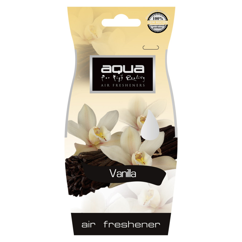 Aqua - ΑΡΩΜΑΤΙΚΟ ΑΥΤΟΚΙΝΗΤΟΥ ΚΡΕΜΑΣΤΟ ΜΕ ΑΡΩΜΑ ΒΑΝΙΛΙΑ (VANILLA) AQUA - 1 TEM. (10-075/AQ)